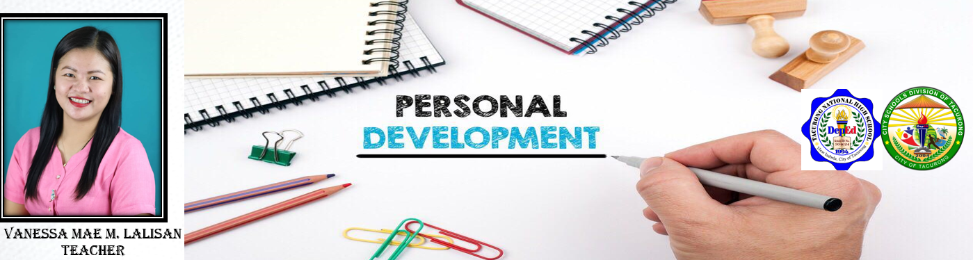 Personal Development/Pansariling  Kaunlaran