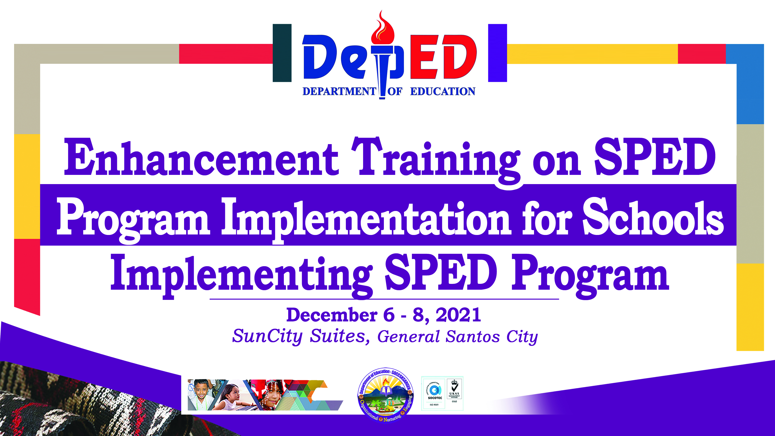 Enhancement Training on SPED Program Implementation for Schools Implementing SPED Program