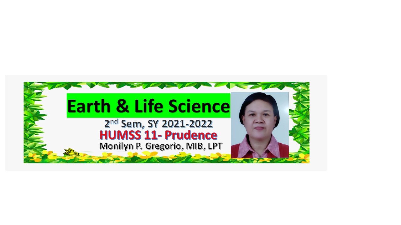 EARTH AND LIFE SCIENCE