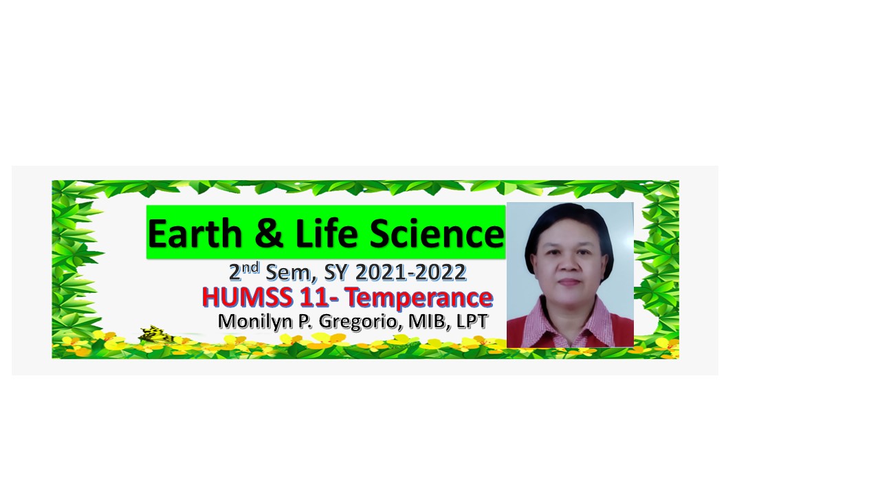 EARTH AND LIFE SCIENCE