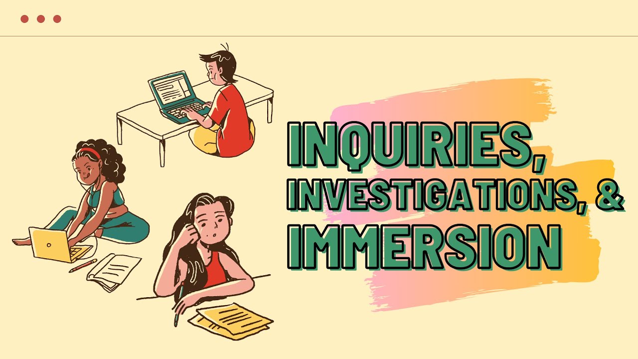 12-ABM-Porter Inquiries, Investigations and Immersion (3I's)